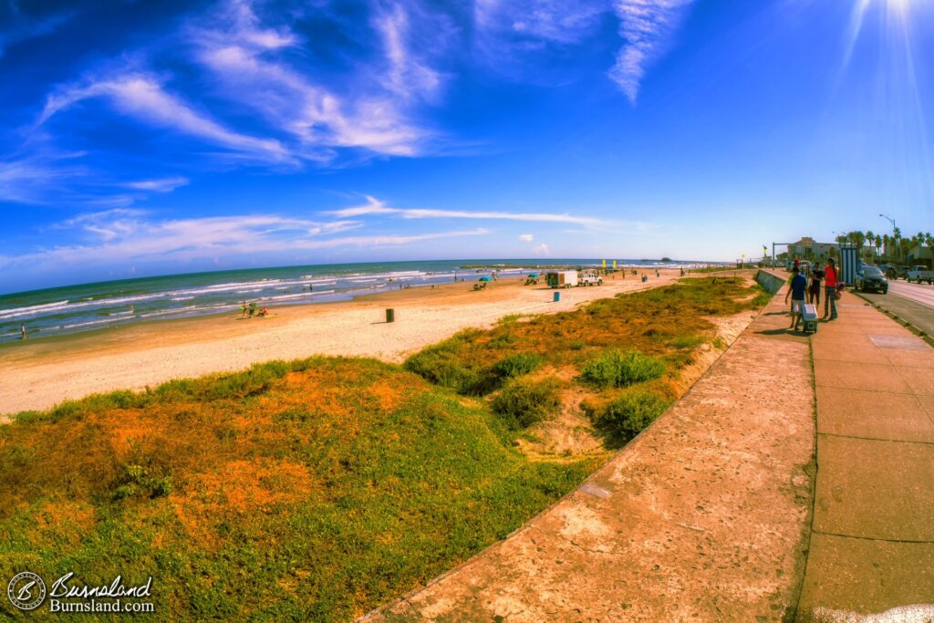 Galveston Beach in Texas